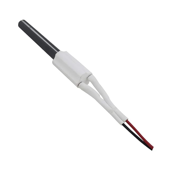 A flat ceramic pellet stove igniter element measuring 100 by 10.5 by 6 millimetres
